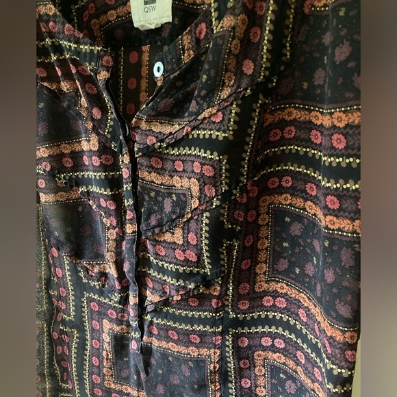 QUIKSILVER - XS Sheer Button Down Blouse - Picture 5 of 10